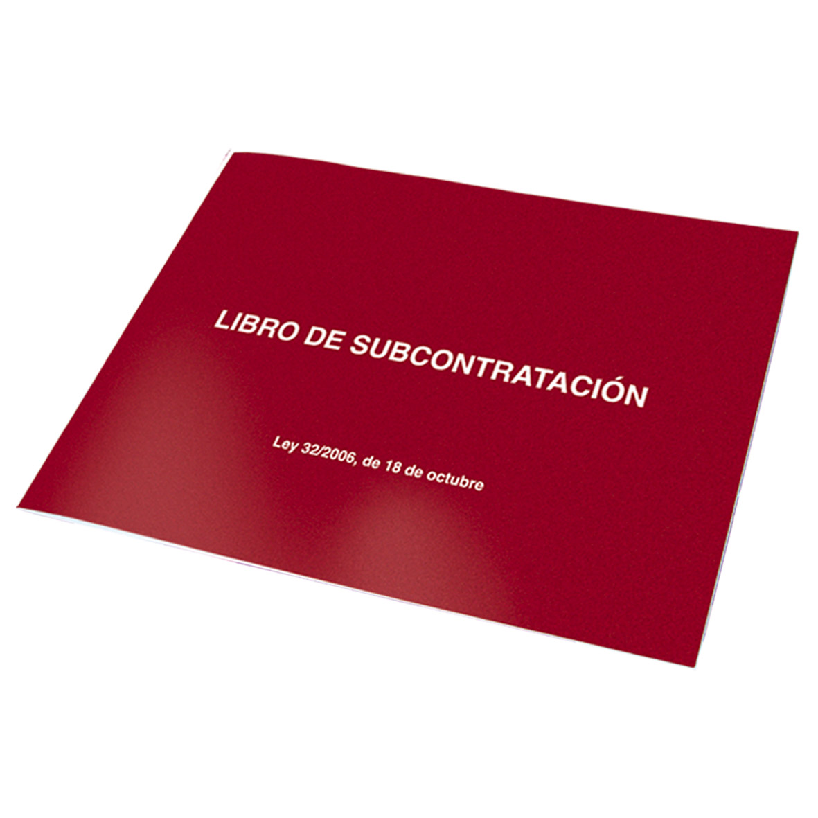LIBRO DE SUBCONTRATACION DOHE A/4 APAISADO