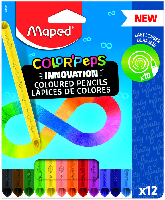 LAPICES COLORES COLORPEPS 12 UNIDADES INNOVATION