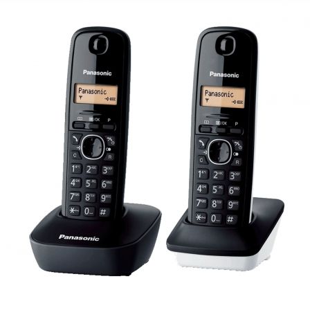 TELEFONO INALAMBRICO DECT PANASONIC KX-TG1612SP1 - PACK DUO - PANTALLA LCD - AGENDA 50 LLA